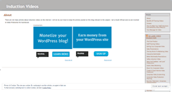 Desktop Screenshot of inductionvideo.wordpress.com