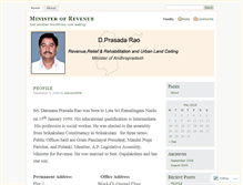 Tablet Screenshot of dharmanaprasadrao.wordpress.com