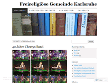 Tablet Screenshot of frgemeindeka.wordpress.com