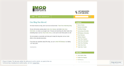 Desktop Screenshot of moddisplays.wordpress.com