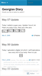 Mobile Screenshot of georgiaspeach.wordpress.com