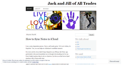 Desktop Screenshot of jackandjillofalltrades.wordpress.com