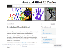 Tablet Screenshot of jackandjillofalltrades.wordpress.com