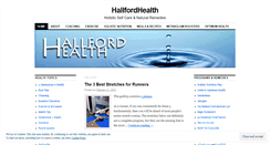 Desktop Screenshot of hallfordhealth.wordpress.com