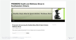 Desktop Screenshot of healthybalancedbodymindspirit.wordpress.com