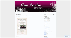 Desktop Screenshot of anacdesign.wordpress.com