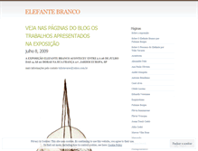 Tablet Screenshot of elefantebranco2009.wordpress.com