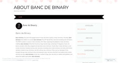 Desktop Screenshot of filter.aboutbancdebinary.wordpress.com