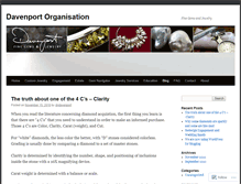 Tablet Screenshot of davenportorganisation.wordpress.com
