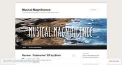 Desktop Screenshot of musicalmagnificence.wordpress.com