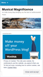 Mobile Screenshot of musicalmagnificence.wordpress.com
