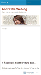 Mobile Screenshot of andra13.wordpress.com