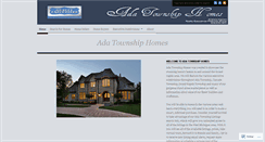 Desktop Screenshot of adatownshiphomes.wordpress.com