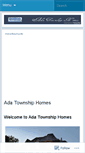 Mobile Screenshot of adatownshiphomes.wordpress.com