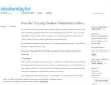 Tablet Screenshot of nicolemtaylor.wordpress.com
