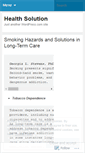 Mobile Screenshot of healthsol.wordpress.com