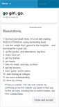 Mobile Screenshot of gogirlgo.wordpress.com