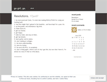 Tablet Screenshot of gogirlgo.wordpress.com