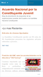 Mobile Screenshot of constituyentejuvenil.wordpress.com