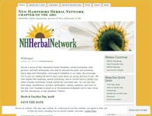 Tablet Screenshot of nhherbalnetwork.wordpress.com