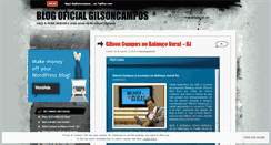 Desktop Screenshot of gilsoncamposoficial.wordpress.com