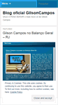 Mobile Screenshot of gilsoncamposoficial.wordpress.com