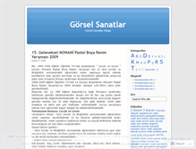 Tablet Screenshot of gorselsanatlar.wordpress.com