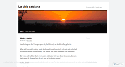 Desktop Screenshot of lavidacatalana.wordpress.com