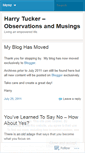 Mobile Screenshot of harrytucker.wordpress.com
