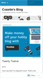 Mobile Screenshot of cozettemccreery.wordpress.com