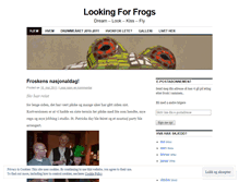 Tablet Screenshot of lookingforfrogs.wordpress.com