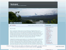 Tablet Screenshot of neotropical.wordpress.com
