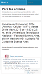 Mobile Screenshot of paralasantenas.wordpress.com