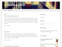 Tablet Screenshot of lizhumrickhouse.wordpress.com