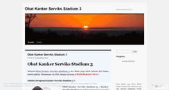 Desktop Screenshot of obatkankerserviksstadium3juga.wordpress.com