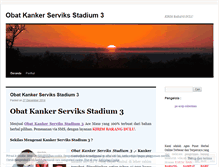 Tablet Screenshot of obatkankerserviksstadium3juga.wordpress.com