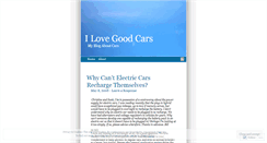 Desktop Screenshot of ilovegoodcars.wordpress.com