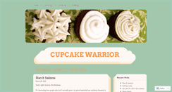 Desktop Screenshot of cupcakewarriormpls.wordpress.com