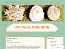 Tablet Screenshot of cupcakewarriormpls.wordpress.com