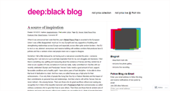 Desktop Screenshot of deepblacklondon.wordpress.com