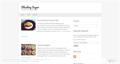 Desktop Screenshot of blushingsugar.wordpress.com