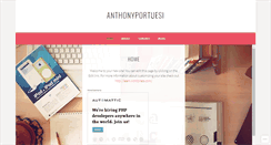 Desktop Screenshot of anthonyportuesi.wordpress.com