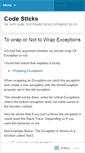 Mobile Screenshot of codesticks.wordpress.com