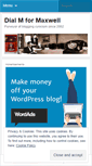 Mobile Screenshot of dialmformax.wordpress.com