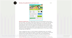 Desktop Screenshot of kitchenscramblehacked.wordpress.com