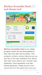 Mobile Screenshot of kitchenscramblehacked.wordpress.com