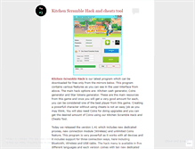 Tablet Screenshot of kitchenscramblehacked.wordpress.com