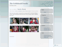 Tablet Screenshot of goldshmid.wordpress.com