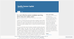 Desktop Screenshot of humancapital.wordpress.com