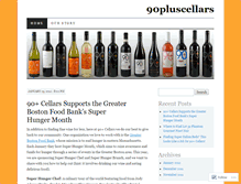 Tablet Screenshot of 90pluscellars.wordpress.com